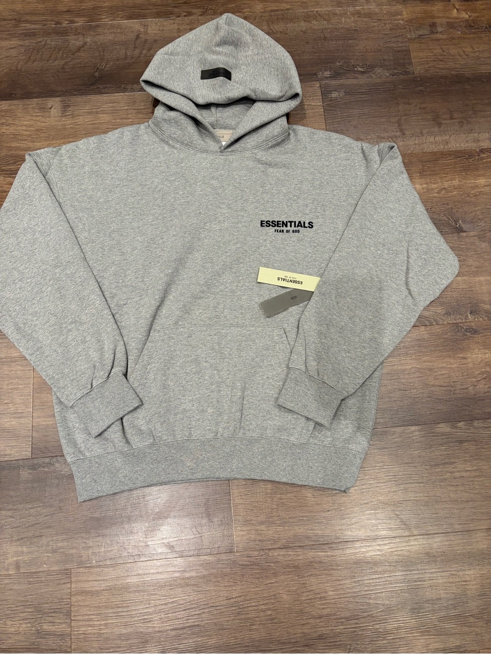 Fear of God Essentials Men's Heather Gray Pullover Hoodie